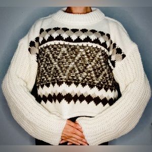 Alpine Pullover Mock-neck Sweater